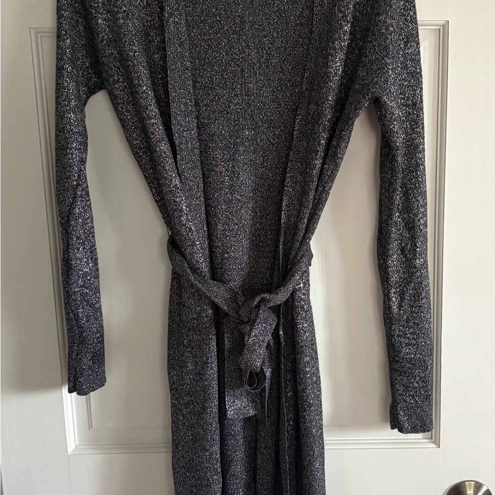 White House Black Market Metallic Knit Sweater